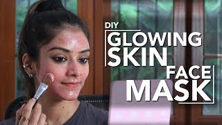 DIY  Glowing Skin Face Mask  Beetroot Face Mask  Home Remedy  Foxy Makeup Tutorials  DIY Video [upl. by Etnoval]