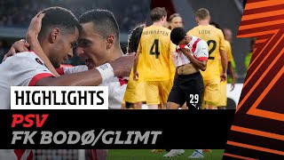 Frustrating game  Highlights PSV  FK BodøGlimt [upl. by Zetnauq259]