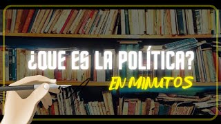 ¿QUE ES LA POLÍTICA en minutos [upl. by Ayotac]