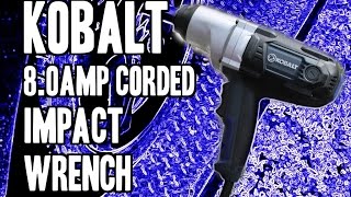 Kobalt 12quot Corded 80amp Electric Impact Wrench [upl. by Yrtneg]