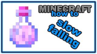 How to Make a Potion of Slow Falling  Easy Minecraft Potions Guide [upl. by Zellner]