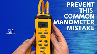 Prevent this Common Manometer Mistake [upl. by Derzon]