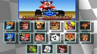 Crash Team Racing  All Characters  Nitros Oxide [upl. by Laohcin95]