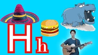 Letter H Song  Letter of the Day  ABC Phonics Song For Kids [upl. by Pentheas]