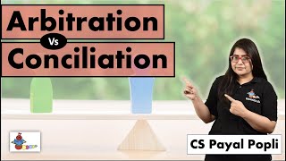 How is Arbitration different from Conciliation ARBITRATION Vs CONCILIATION [upl. by Ford756]