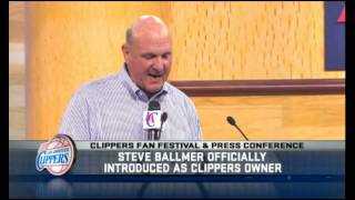 Steve Ballmer speech at Clippers press conference [upl. by Latimer14]