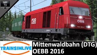 Train Simulator  Mittenwaldbahn DTG OEBB 2016 [upl. by Trainor]