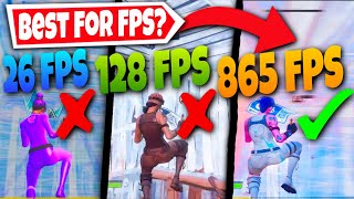 BOOST FPS in ALL Rendering Modes Dx12 Dx11 amp Performance Mode Best Settings To Max Fortnite FPS [upl. by Nilyram77]