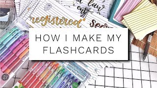 How I Make My Flashcards [upl. by Neilson]