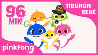 Tiburón Bebé y más canciones infantiles  El Mes de Tiburón Bebé  Recopilación  Pinkfong [upl. by Hsevahb625]