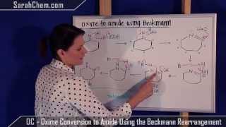 Beckmann Rearrangement  Oxime Conversion to Amide Mechanism [upl. by Walliw]