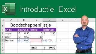 Introductie Excel Nederlands [upl. by Kimberlee]