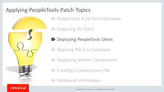 PeopleSoft Spotlight Series Applying a PeopleTools Patch using DPK PeopleTools 856 [upl. by Walrath359]