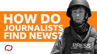 How do journalists find news  BBC My World [upl. by Hersh609]