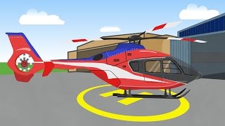 Assembling Rescue Helicopter and Plane  Video for Kids and Baby [upl. by Nnylesor]