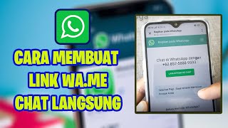 Cara membuat link wame untuk chat langsung tanpa simpan nomor [upl. by Idelia]