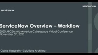 ServiceNow Overview Workflow [upl. by Wenonah]