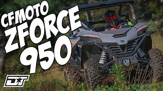 CFMOTO ZFORCE 950 Sport Full Test Ride UTV Review [upl. by Gelasias]