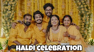 HALDI CELEBRATION  PRAVEEN MRUDULA 💛 [upl. by Sweyn487]