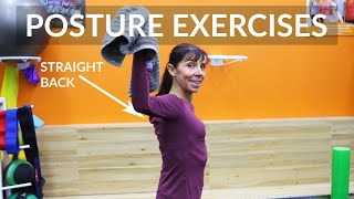 Posture Improvement Exercises to Fix Rounded Shoulders PHYSIO ROUTINE [upl. by Yenittirb]