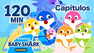 COMPLETO ¡Aquí Estás y Jugando al Escondite  Baby Shark en español [upl. by Buckingham]