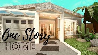 BLOXBURG One story Family house  NB Speed Build [upl. by Poppas]