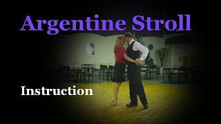 Argentine Stroll Sequence Dance Instruction [upl. by Remas512]