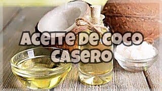 COMO HACER ACEITE DE COCO  FÁCIL Y RAPIDO Paso a Paso [upl. by Esinehc]