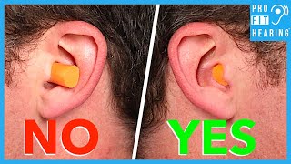 Ear Plugs  How To Use Ear Plugs [upl. by Erlene]