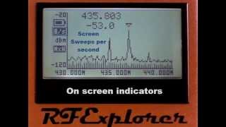 Introducing RF Explorer  Handheld Spectrum Analyzer [upl. by Rebecca]