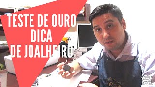 Como saber se a joia é de ouro  Dica de Joalheiro [upl. by Yatnwahs]