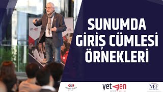 Sunum Giriş Cümlesi Örnekleri  Sunumda Açılış Konuşması 4 [upl. by Nitsug]