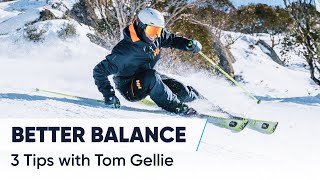 HOW TO SKI STEEPER SLOPES  3 Tips For Better Balance [upl. by Guthrey]