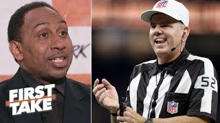 NFL’s conference championship games overshadowed by controversial officiating  First Take [upl. by Suzi42]