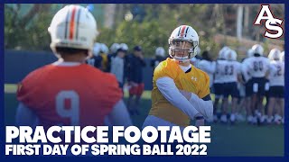 AUBURN FOOTBALL PRACTICE 31422 [upl. by Atiz]