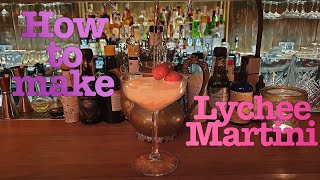 How to make Lychee martini by MrTolmach GoPro [upl. by Duwad]