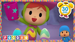 🐰 POCOYO in ENGLISH  Pocoyos Easter Picnic 30 min  Full Episodes VIDEOS and CARTOONS FOR KIDS [upl. by Richter668]