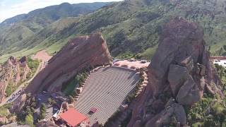 Red Rocks Amphitheater  4K Drone Footage MUST SEE [upl. by Kenrick543]