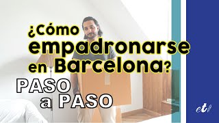 🖊 Cómo empadronarse en Barcelona por Internet  Paso a Paso [upl. by Maddalena]