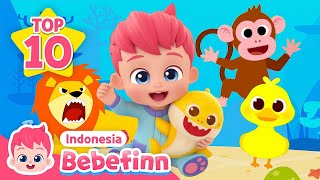 TOP 10  Kumpulan Lagu Anak  Bebefinn Bahasa Indonesia [upl. by Azeria]