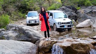 Suzuki Jimny VS Mitsubishi Pajero Mini Offroad Comparison Review Pakistan [upl. by Ayot]