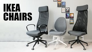 200 Budget IKEA Office Chairs Comparison  MARKUS JÄRVFJÄLLET HATTEFJÄLL [upl. by Htebarual368]