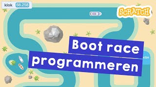 Boot race game programmeren met Scratch [upl. by Sauncho926]