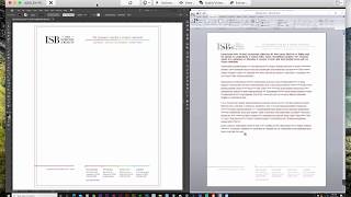 Illustrator Design to MS Word Letterhead Template [upl. by Odille564]