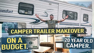 Remodeling a Camper Trailer on the budget [upl. by Edik]