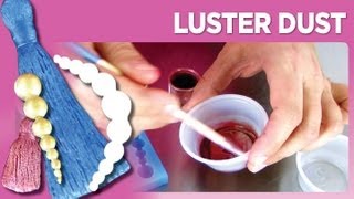 How to Paint with Luster Dust [upl. by Ynehpets]