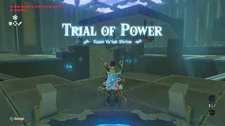 Zelda Breath of the Wild  Kaam Yatak shrine and Trial of Power solution [upl. by Pearla]