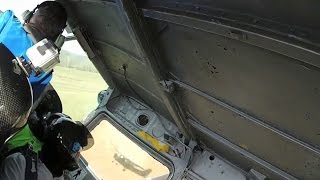 Skydiving Plane Crash Inside view [upl. by Durstin]