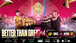 LIVE  GRAND FINALS  M5 World Championship  PH [upl. by Ermanno206]