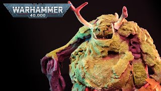 SPOOKY Great Unclean One Warhammer 40k [upl. by Atillertse]